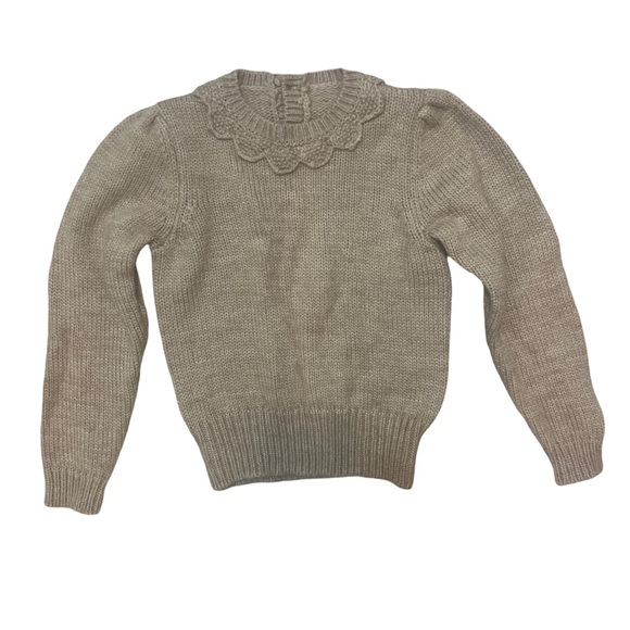 Hand knitted sweater size 7 - Picture 1 of 2